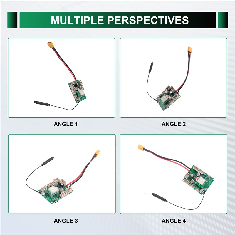 Placa principal del receptor B - Rc Helicopter Servo reseña y precio