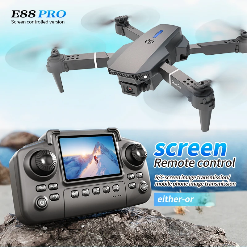 Dron Profesional E88 PRO con P - Rc Helicopter Case reseña y precio