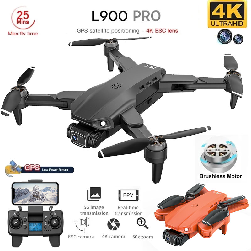 L900 Pro GPS Drone 4K profesio - Rc Helicopter Case reseña y precio