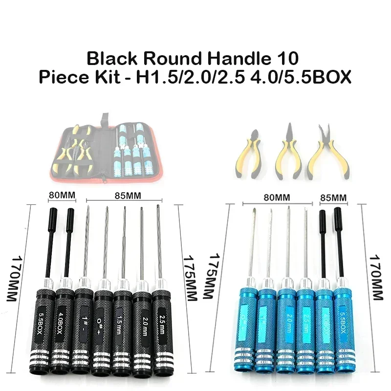 10 piezas/juego de herramienta - Rc Helicopter Tool Kit reseña y precio