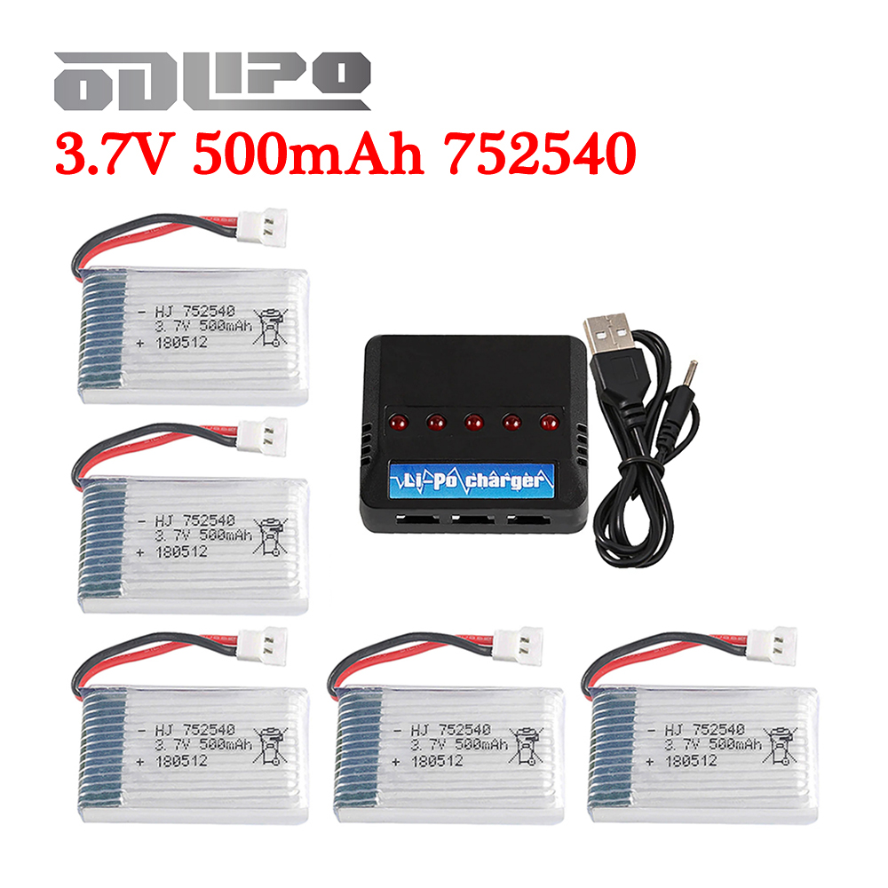Batería H31 3.7V 500mAh 752540 - Rc Helicopter Coaxial reseña y precio